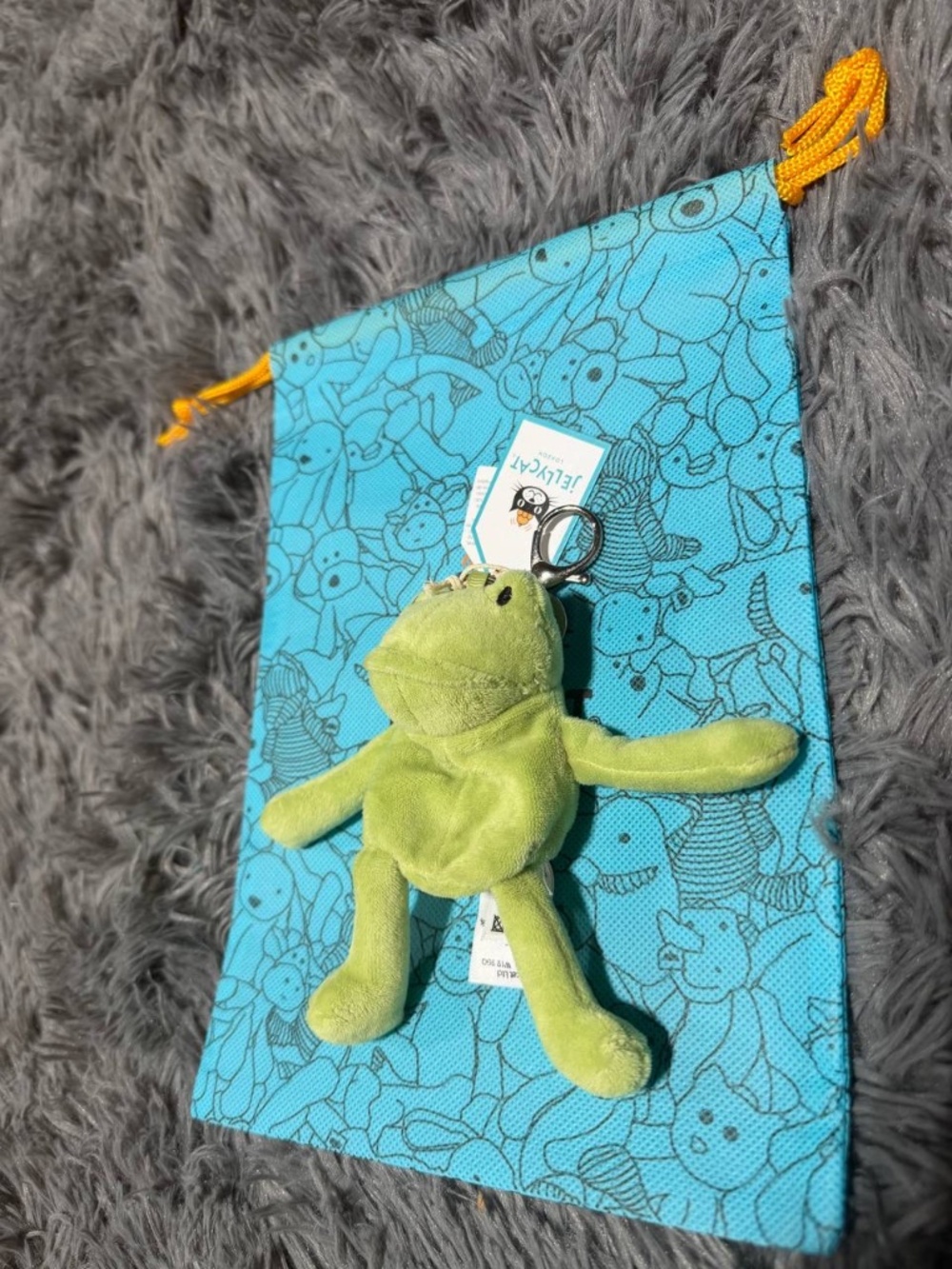 Jellycat Fergus Frog Bag Charm
